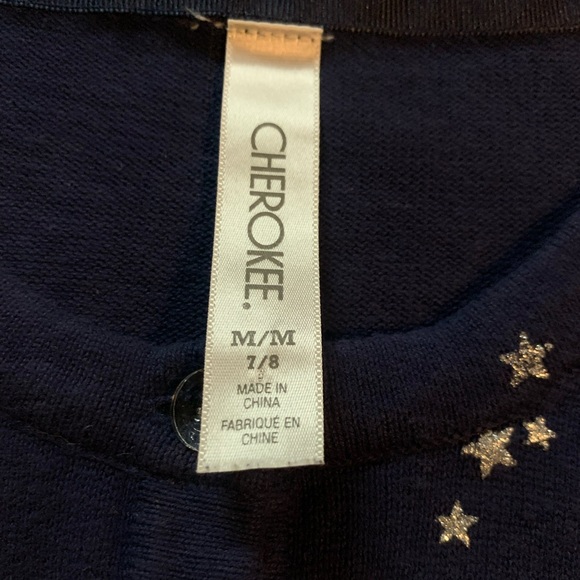 Cherokee girls cardigan sweater. Size M 7/8. - Picture 3 of 4